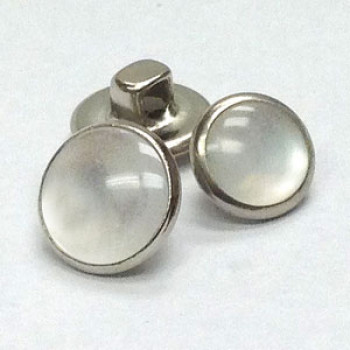 WSN-101- Pearl Shank Button - 2 Sizes, Priced by the Dozen